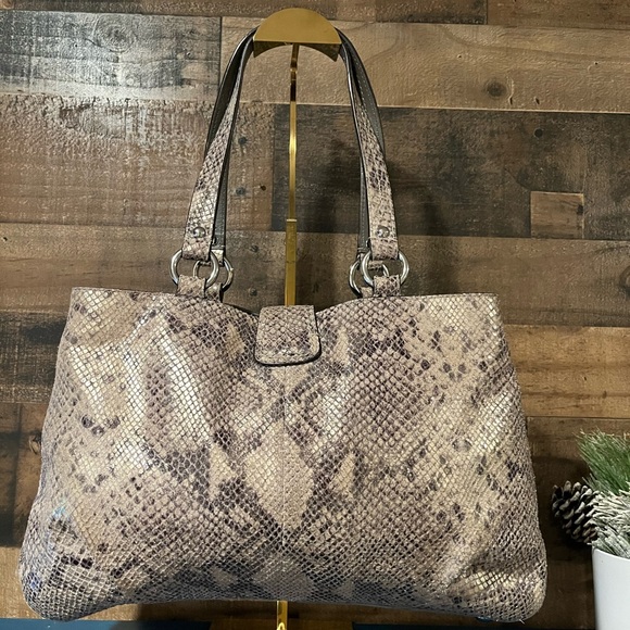Coach Soho Python Embossed Exotic Faux Leather Bag - Picture 2 of 12